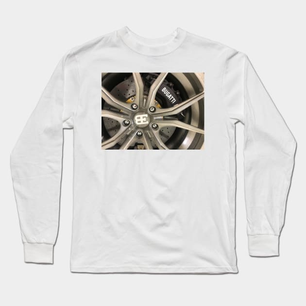 Bugatti wheel Long Sleeve T-Shirt by ycdesign